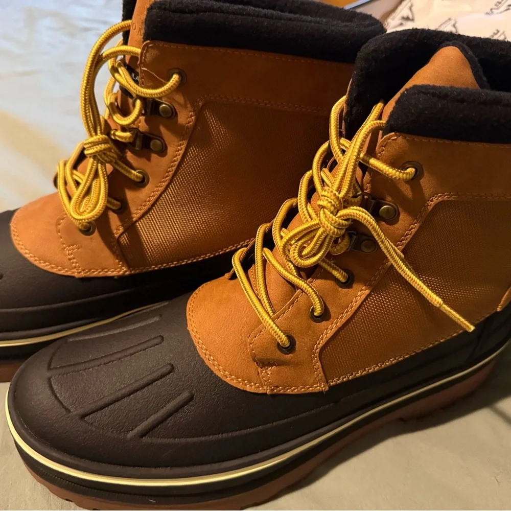 Bruno Marc Men's Insulated Waterproof Snow Boots NWT Size 12 - Picture 5 of 9